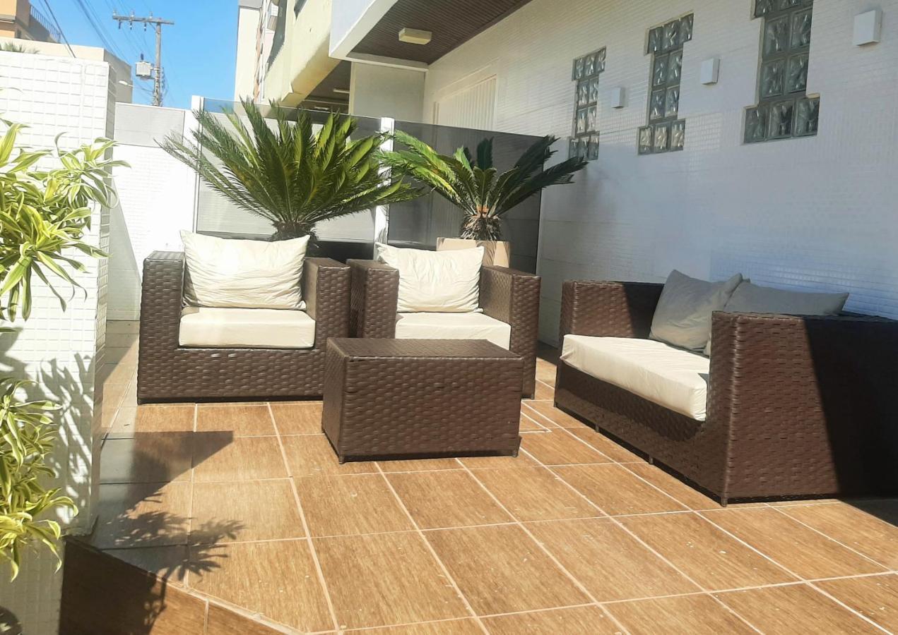 Ampla Cobertura Na Praia Do Mar Grosso Laguna Exteriör bild